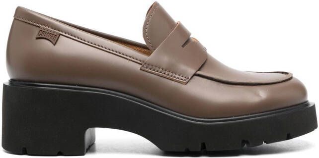 Camper Milah chunky-sole loafers Brown