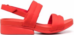 Camper Mini Kaah double-strap sandals Red