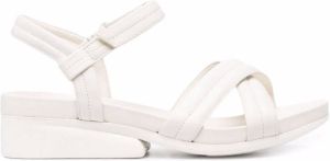Camper Minikaah cross strap sandals White