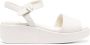 Camper Misia suede wedge sandals White - Thumbnail 1