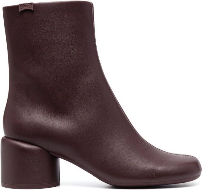 Camper Nkini 65mm ankle boots Brown