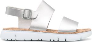 Camper Oruga metallic sandals Silver