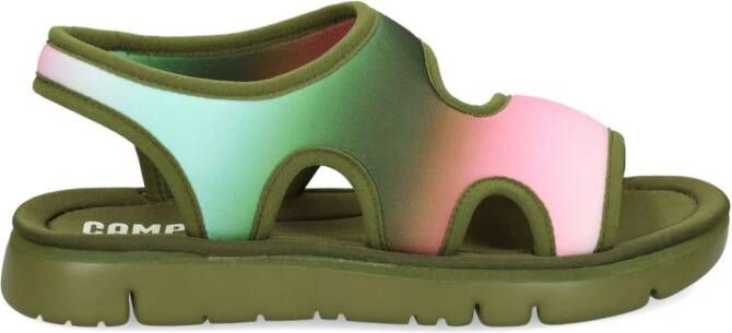 Camper Oruga ombré-effect sandals Green