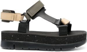 Camper Oruga platform sandals Black