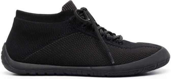 Camper Path knitted lace-up sneakers Black