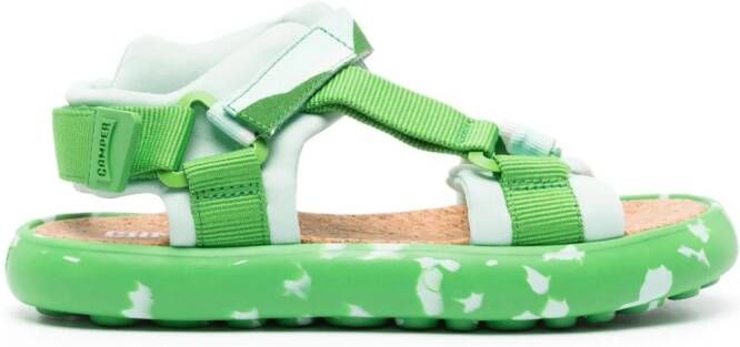 Camper Pelotas Flota padded sandals Green