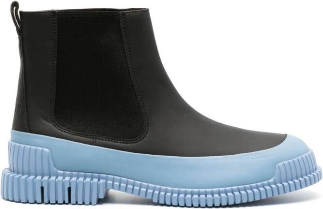 Camper Pix contrasting-sole leather chelsea boots Black