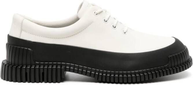 Camper Pix lace-up leather shoes White