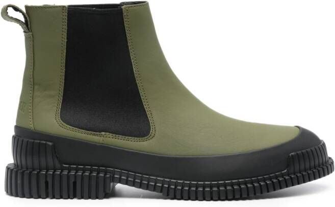 Camper Pix leather ankle bootes Green