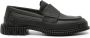 Camper Pix ribbed-detailing leather-sole loafers Black - Thumbnail 1