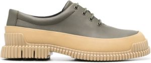 Camper Pix two-tone lace-up shoes Green