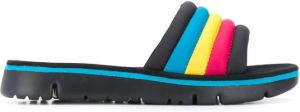 Camper rainbow strap sandals Black