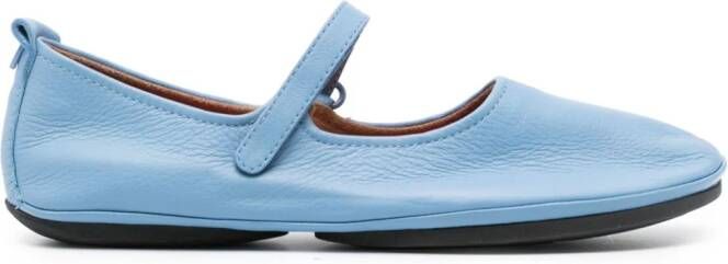 Camper Right Nina leather ballerina shoes Blue