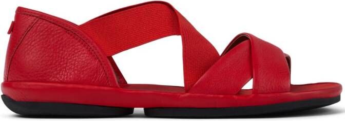 Camper Right Nina leather sandals Red