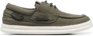 Camper Runner lace-up boat shoes Green
