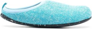 Camper slip-on felt slippers Blue