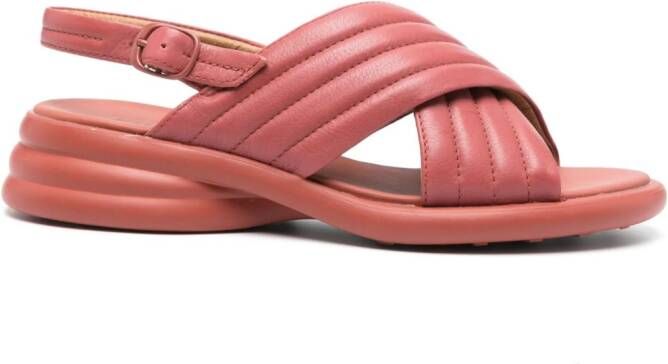 Camper Spiro 40mm crossover-strap sandals Pink