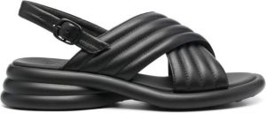 Camper Spiro cross-strap sandals Black