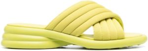 Camper Spiro crossover-strap sandals Green