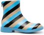 Camper striped ankle boots Blue - Thumbnail 1
