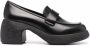 Camper Thelma chunky leather loafers Black - Thumbnail 1