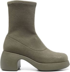 Camper Thelma chunky-sole boots Green
