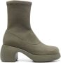 Camper Thelma chunky-sole boots Green - Thumbnail 1