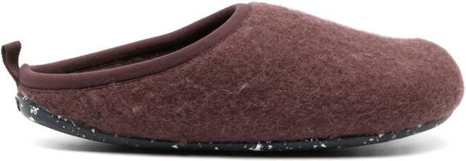 Camper Wabi wool slippers Purple