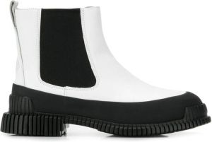 Camper wedge boots White