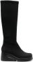 Camper wedged knee-length boots Black - Thumbnail 1