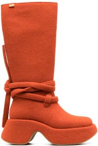 Camper x Ottolinger knee-length boots Orange