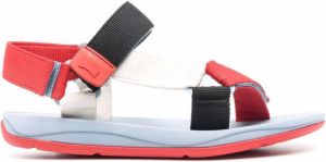 Camper x SailGP Match touch-strap sandals Red