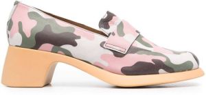Camper x Ssense camouflage shoes Pink