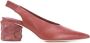 CamperLab chunky heel pointed slingback pumps Brown - Thumbnail 1