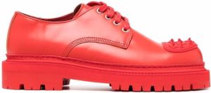 CamperLab Eki leather Derby shoes Red