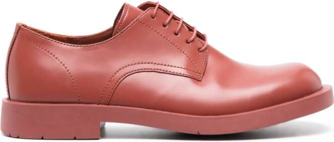 CamperLab Mil 1978 leather derby shoes Red