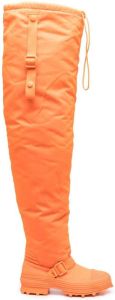 CamperLab padded knee-high boots Orange