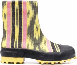 CamperLab Traktori abstract-print ankle boots Yellow