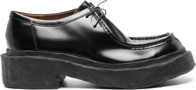 CamperLab Vamonos leather derby shoes Black