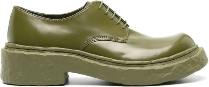CamperLab Vámonos leather derby shoes Green
