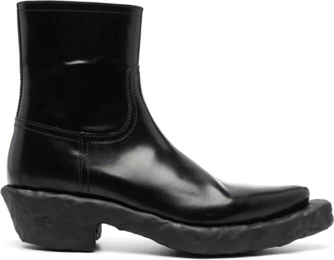 CamperLab Venga leather ankle boots Black