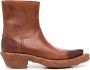 CamperLab Venga leather ankle boots Brown - Thumbnail 1