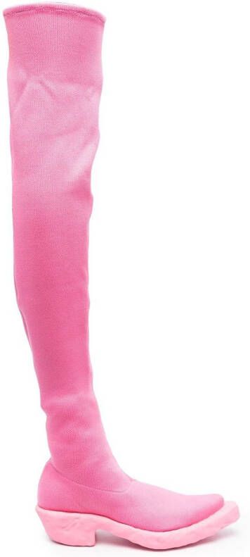 CamperLab Venga thigh-high Western-style boots Pink