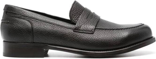 Canali penny-slot loafers Brown