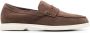 Canali suede slip-on loafers Brown - Thumbnail 1