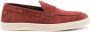 Canali suede slip-on loafers Red - Thumbnail 1