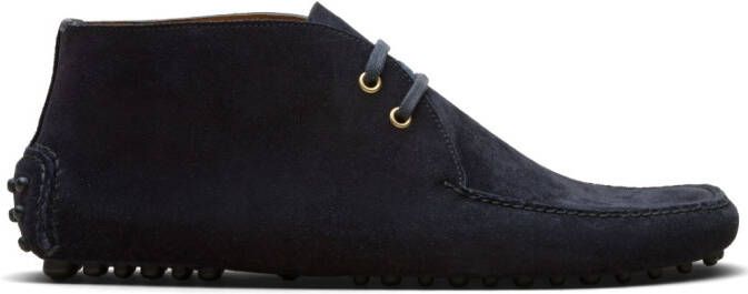 Car Shoe ankle-length suede booties Blue