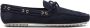 Car Shoe Lux Driving suede loafers Blue - Thumbnail 1