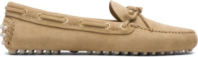 Car Shoe Lux Driving suede loafers Neutrals