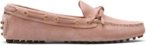 Car Shoe suede driving shoes Pink